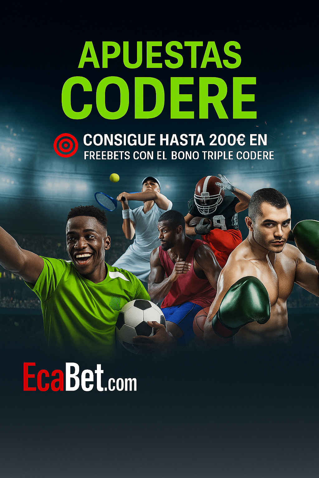 Bono Triple Codere Apuestas Codere: Consigue hasta 200 € en Freebets