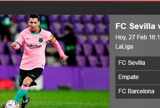 Sevilla vs Barcelona La liga 27/02/21