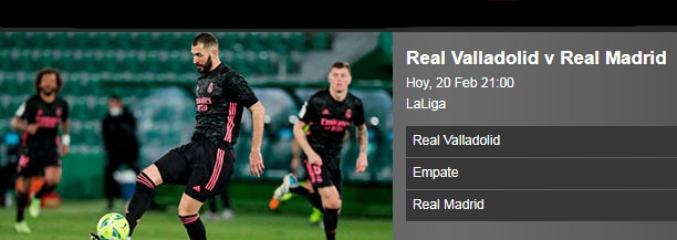 Valladolid vs Real Madrid