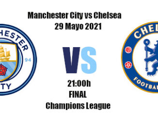 Pronóstico Manchester City-Chelsea |Champions League|29/05/2021