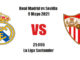 Pronóstico Real Madrid-Sevilla | La Liga Santander | 09/05/2021