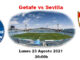 Apuestas Getafe-Sevilla | La Liga Santander | 23/08/2021