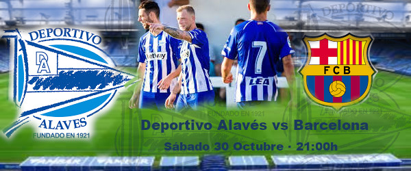 Apuestas Barcelona-Alavés | La Liga Santander | 30/10/2021