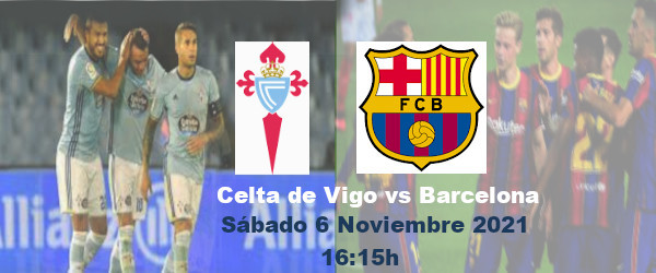 Apuestas Celta-Barcelona | La Liga Santander | 06/11/2021