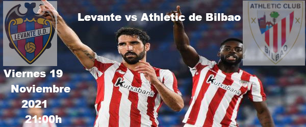 Apuestas Levante-Athletic | La Liga Santander | 19/11/2021