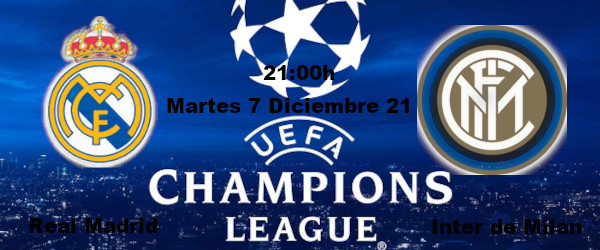 Apuestas Real Madrid-Inter Milán | Champions League | 7/12/2021