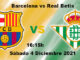 Apuestas Barcelona-Betis | La Liga Santander | 4/12/2021