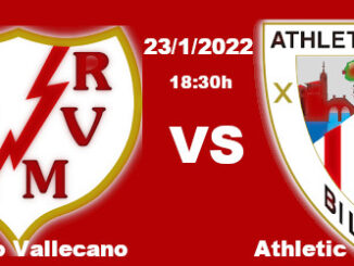 Apuestas Rayo-Athletic| La Liga Santander | 23/1/2022