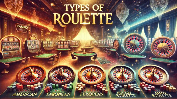 Tipos de Ruleta de Casino