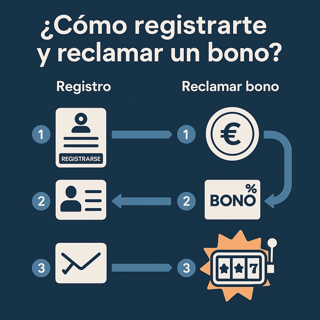 ¿Cómo registrarte y reclamar un bono? 1 reclamar un bono