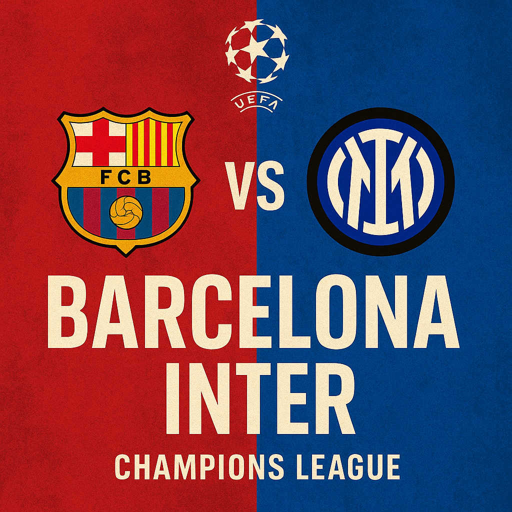 Barcelona vs Inter – Semifinal Champions League 2025 (Partido de ida)