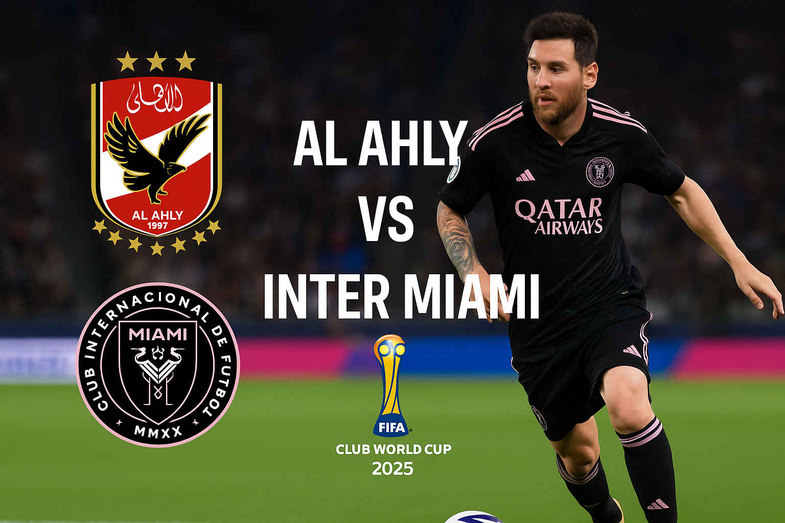 Pronóstico Al Ahly vs Inter Miami CF – Mundial de Clubes 2025