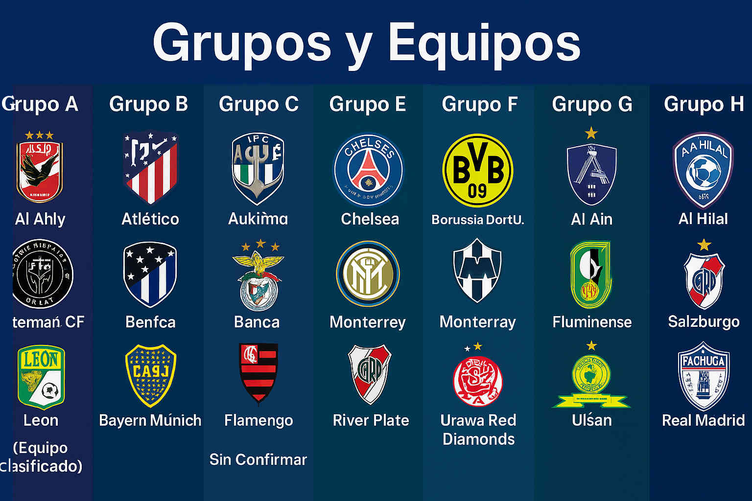 Mundial de Clubes 2025 grupos, Equipos y Análisis