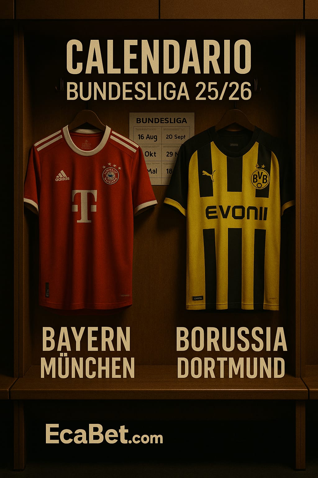 Calendario Bundesliga 2025/26: fechas clave y partidos destacados