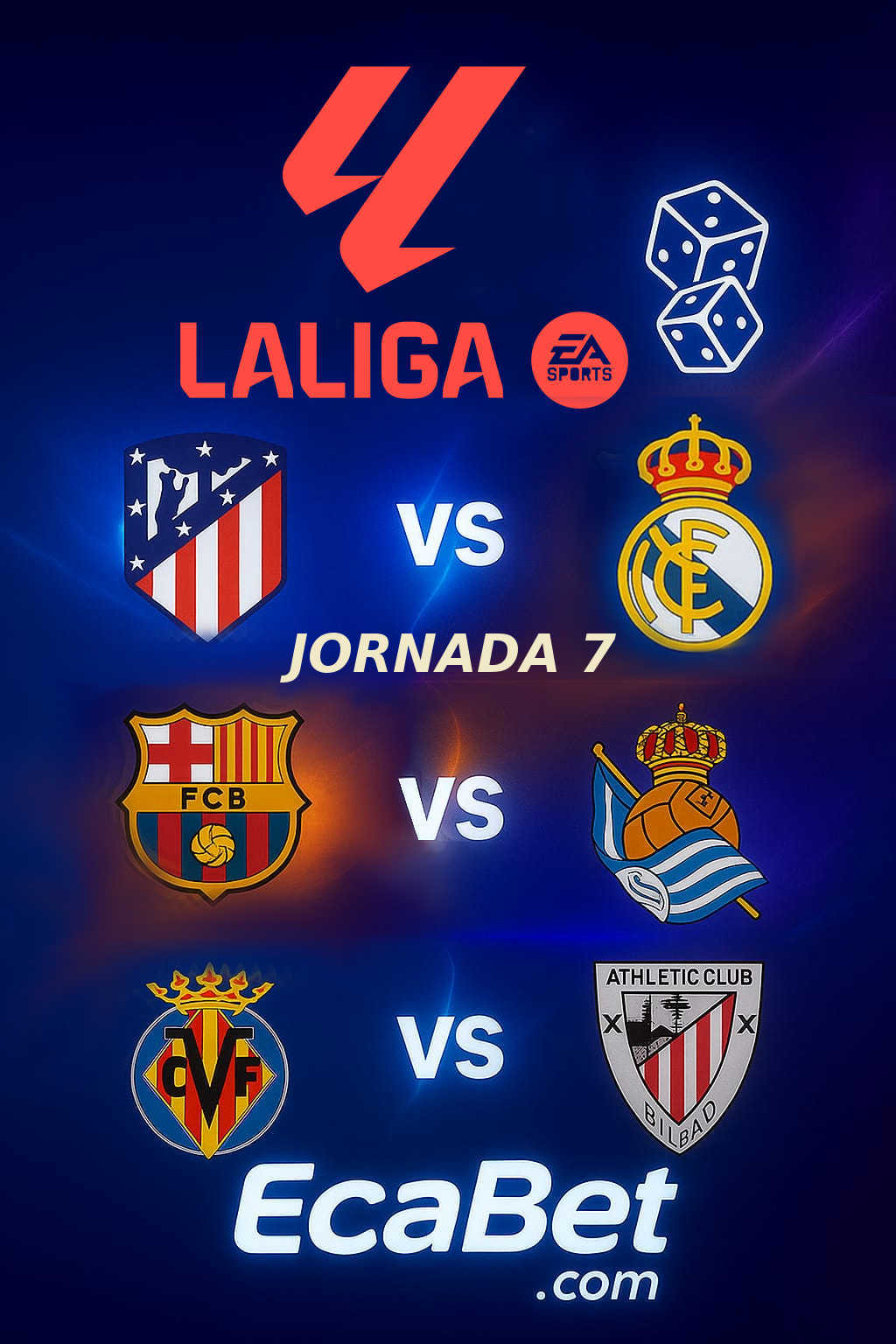 Jornada 7 LaLiga 2025/26: Pronósticos, apuestas y el derbi madrileño