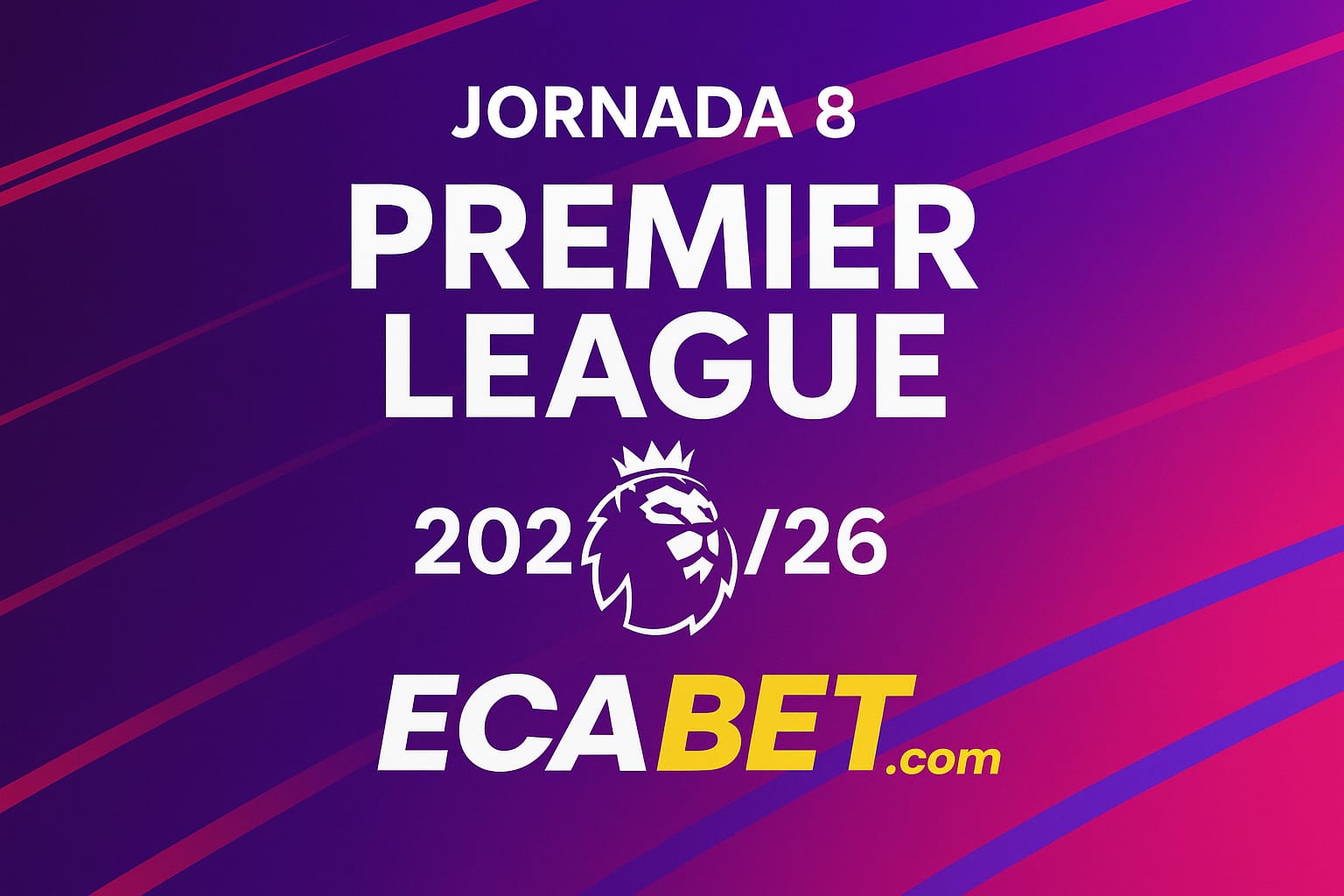 Jornada 8 Premier League 2025/26: Pronósticos, Apuestas y el partidazo Liverpool 🆚 Manchester United