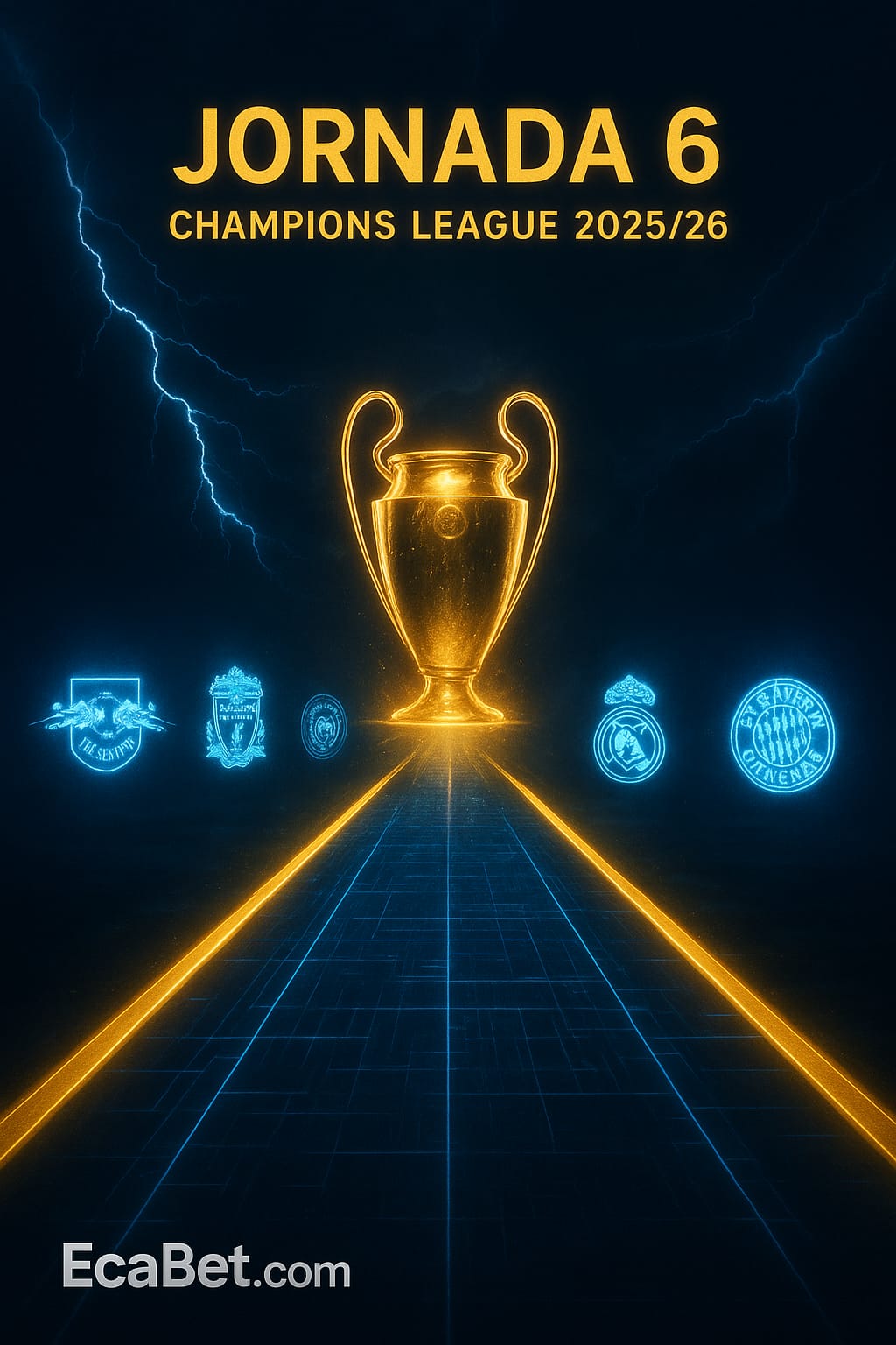 Jornada 6 Champions League 2025/26 – Pronósticos, Apuestas y Cuotas de Valor
